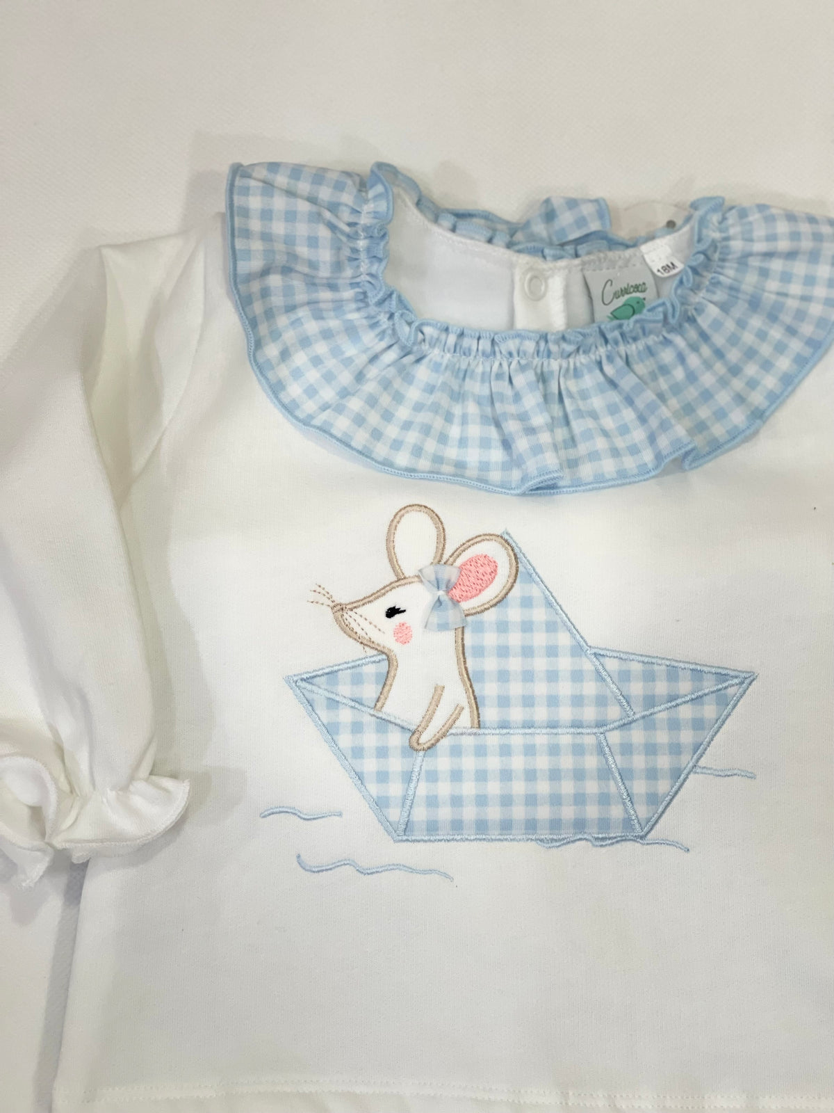 Conjunto chandal beb� ni�a barquito - Detalle 3 - Moda Infantil Chicle