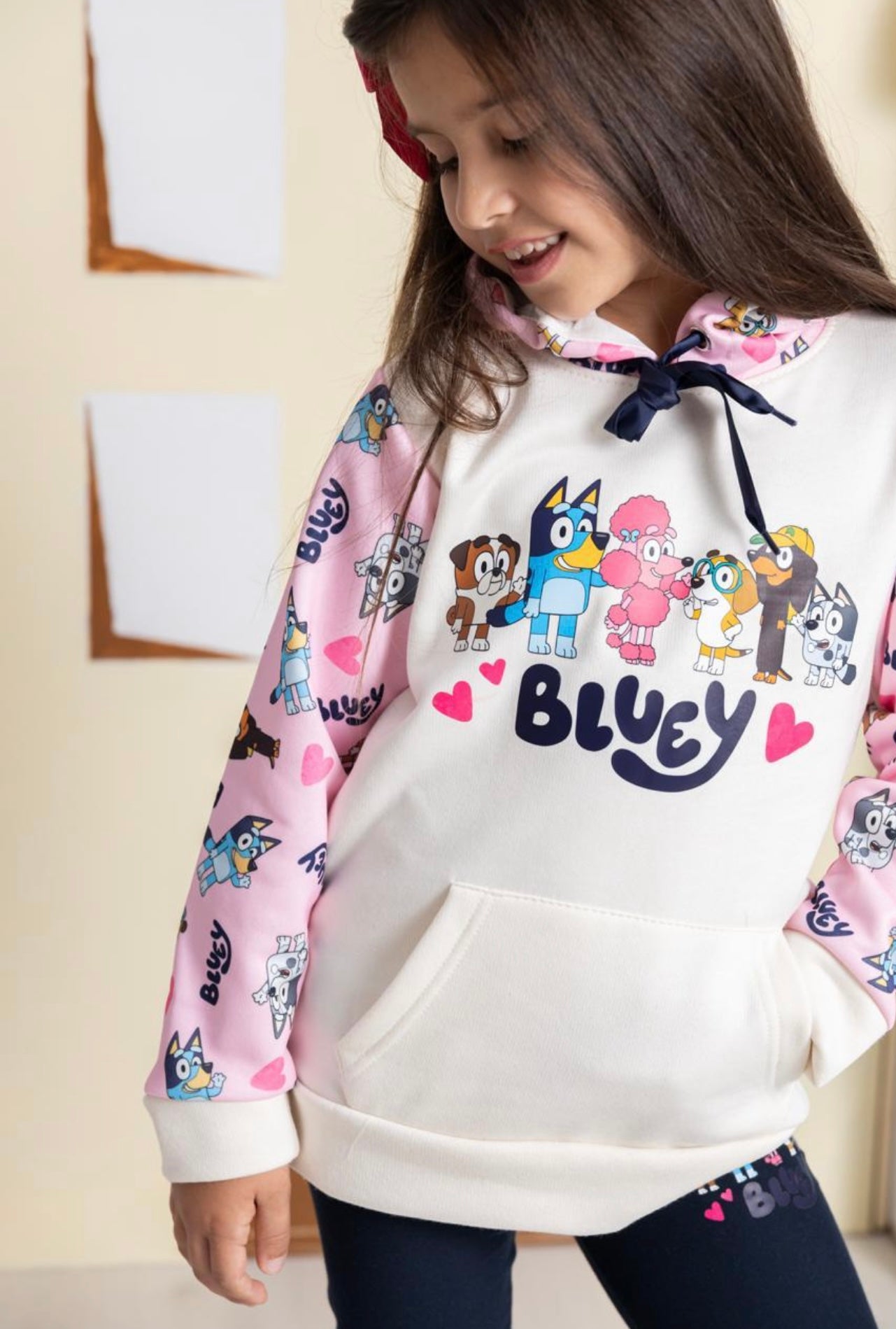 Conjunto de Bluey niña - Patitaa invierno 2024 - Detalle 2 - Moda Infantil Chicle