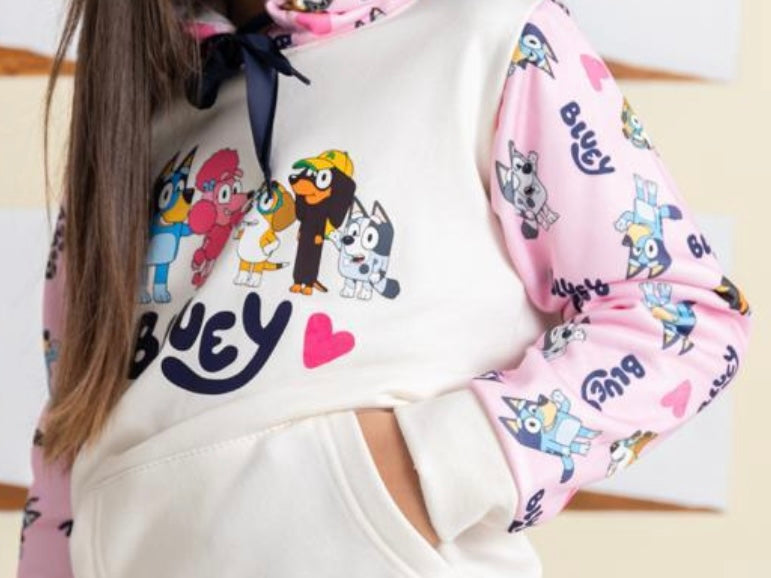 Conjunto de Bluey niña - Patitaa invierno 2024 - Detalle 3 - Moda Infantil Chicle