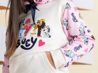 Conjunto de Bluey niña - Patitaa invierno 2024 - Detalle 3 - Moda Infantil Chicle