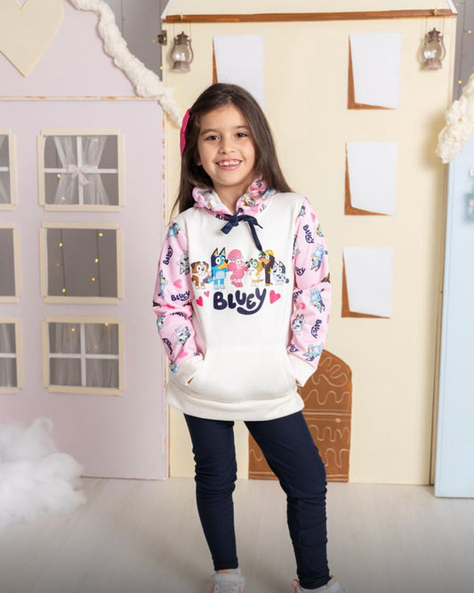 Conjunto de Bluey niña - Patitaa invierno 2024 - Frontal - Moda Infantil Chicle