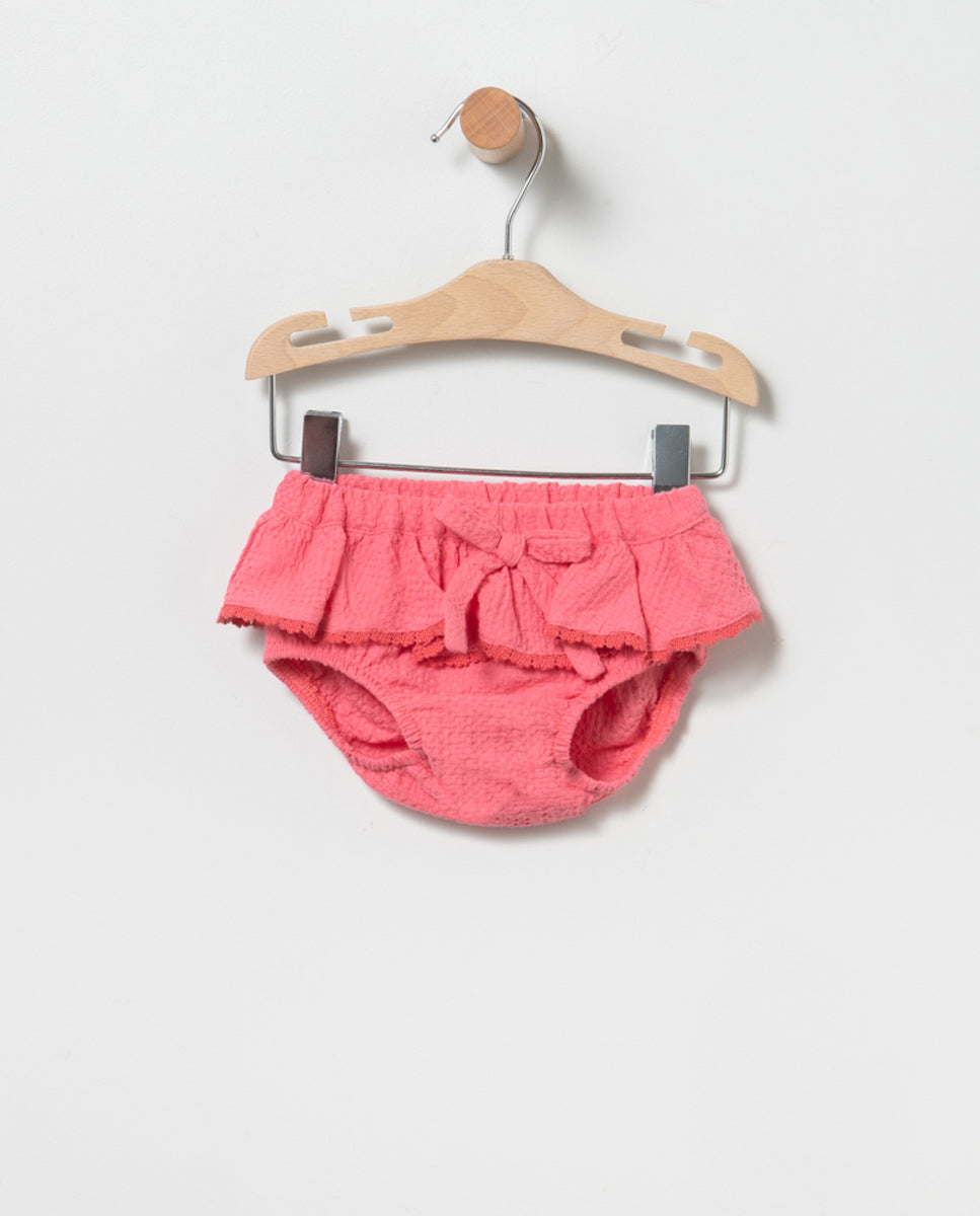 Conjunto de blusón y braguita de niña - Coco Acqua - Detalle 3 - Moda Infantil Chicle