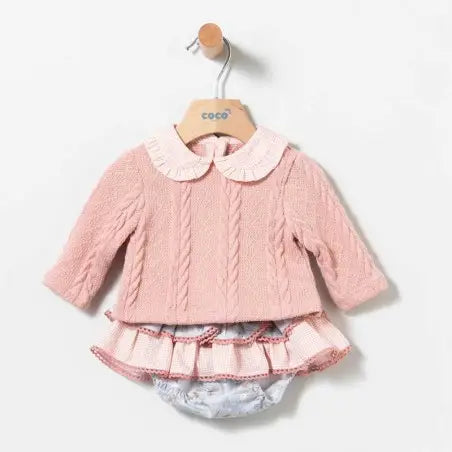 Conjunto de dos piezas - Coco Acqua - Frontal - Moda Infantil Chicle