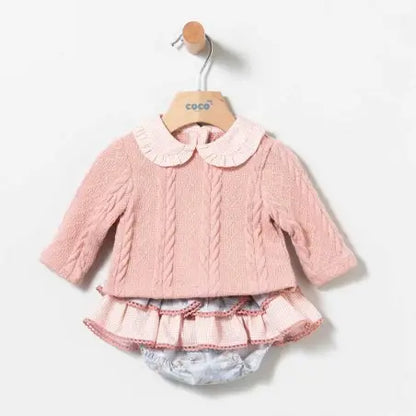 Conjunto de dos piezas - Coco Acqua - Frontal - Moda Infantil Chicle