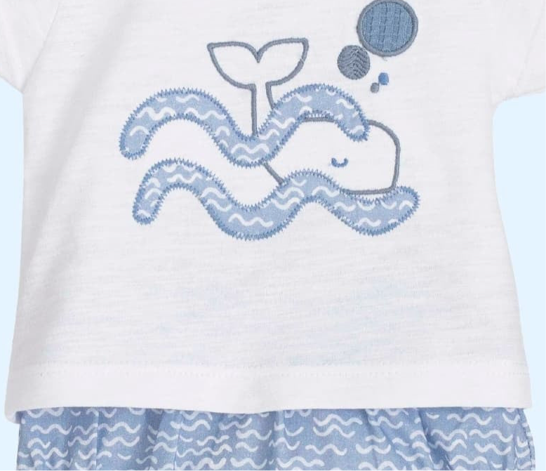 Conjunto de ni�o Pololo Sikar - Calamaro - Detalle 2 - Moda Infantil Chicle