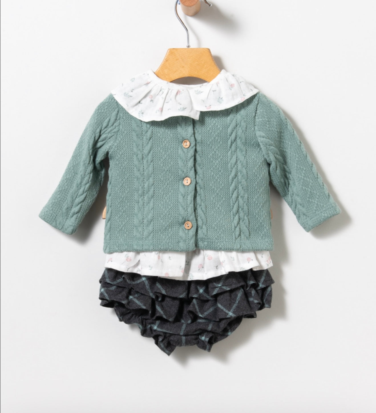 Conjunto de niña - Coco Acqua invierno 2024 - Detalle 1 - Moda Infantil Chicle