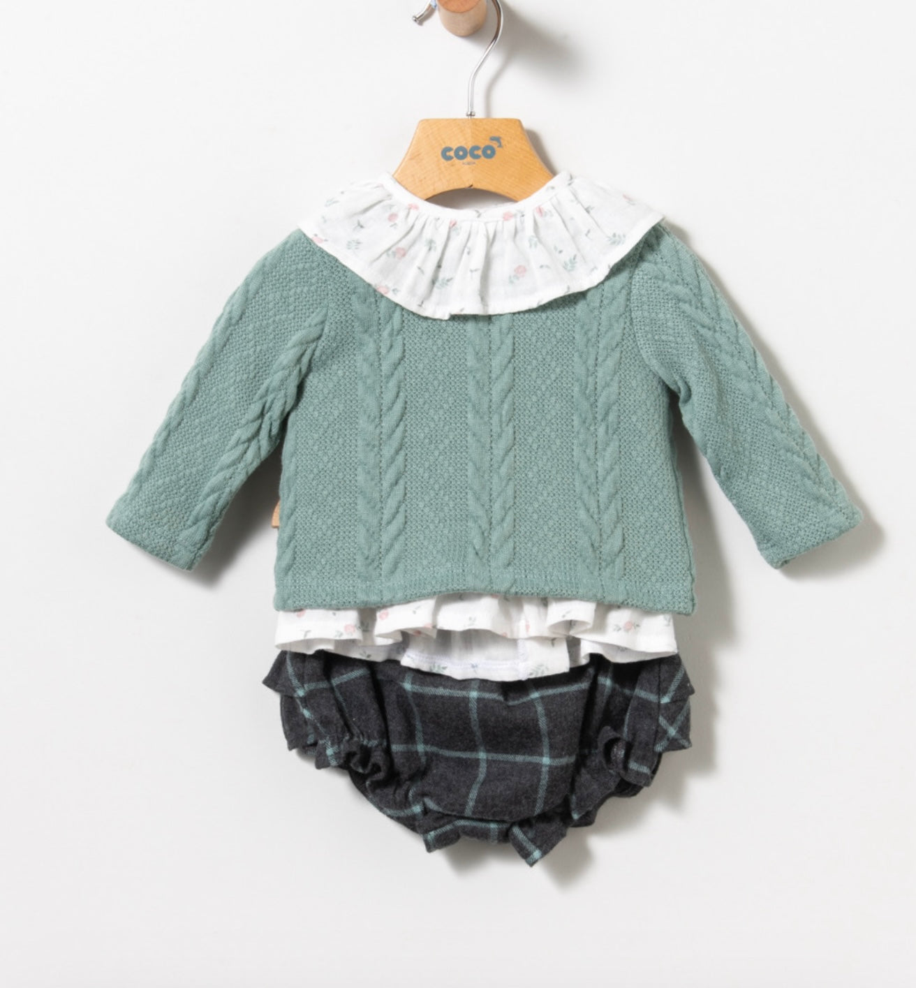 Conjunto de niña - Coco Acqua invierno 2024 - Frontal - Moda Infantil Chicle