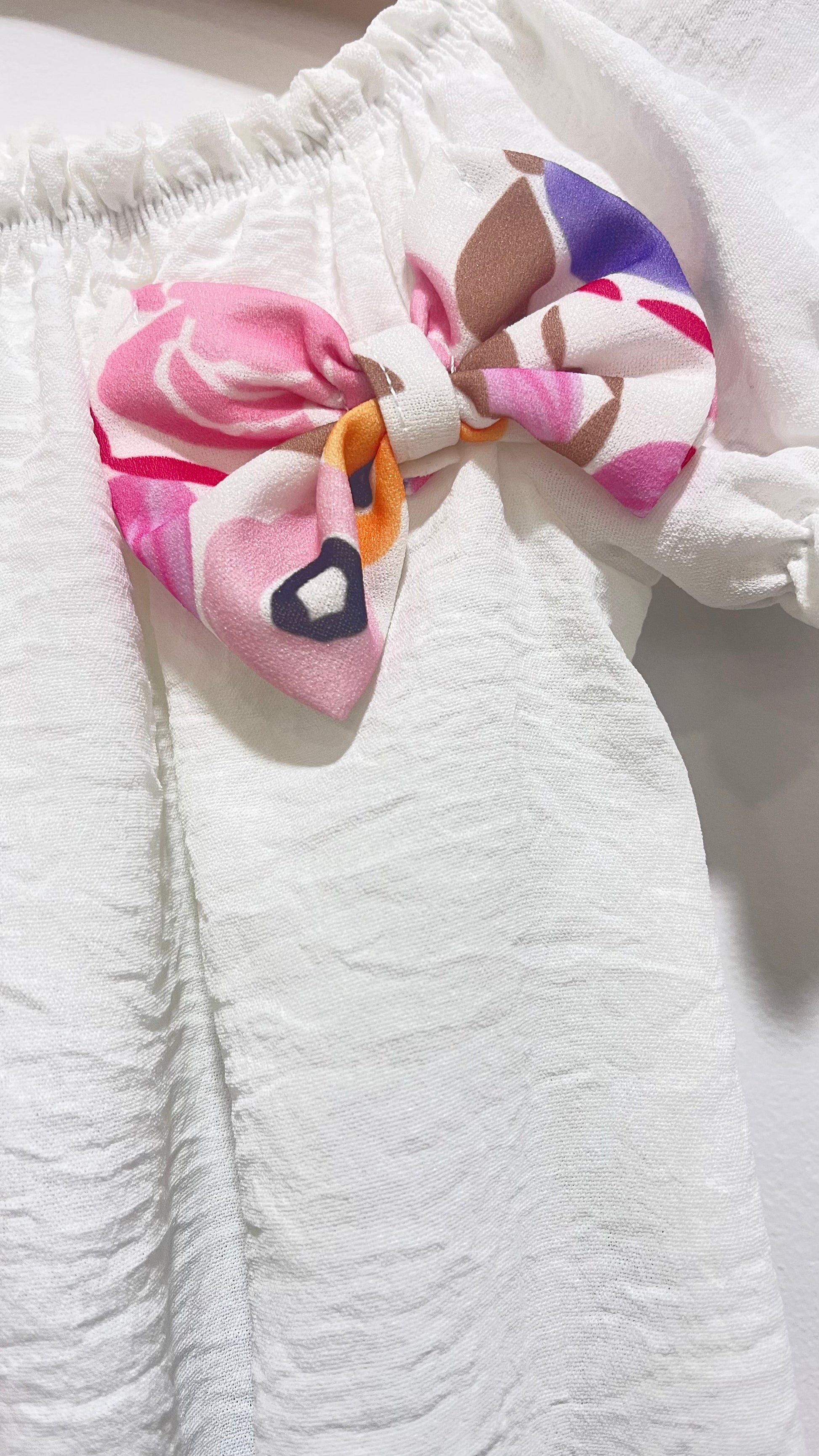Conjunto ni�a blus�n, short y bolso - Pronta Moda - Detalle 3 - Moda Infantil Chicle