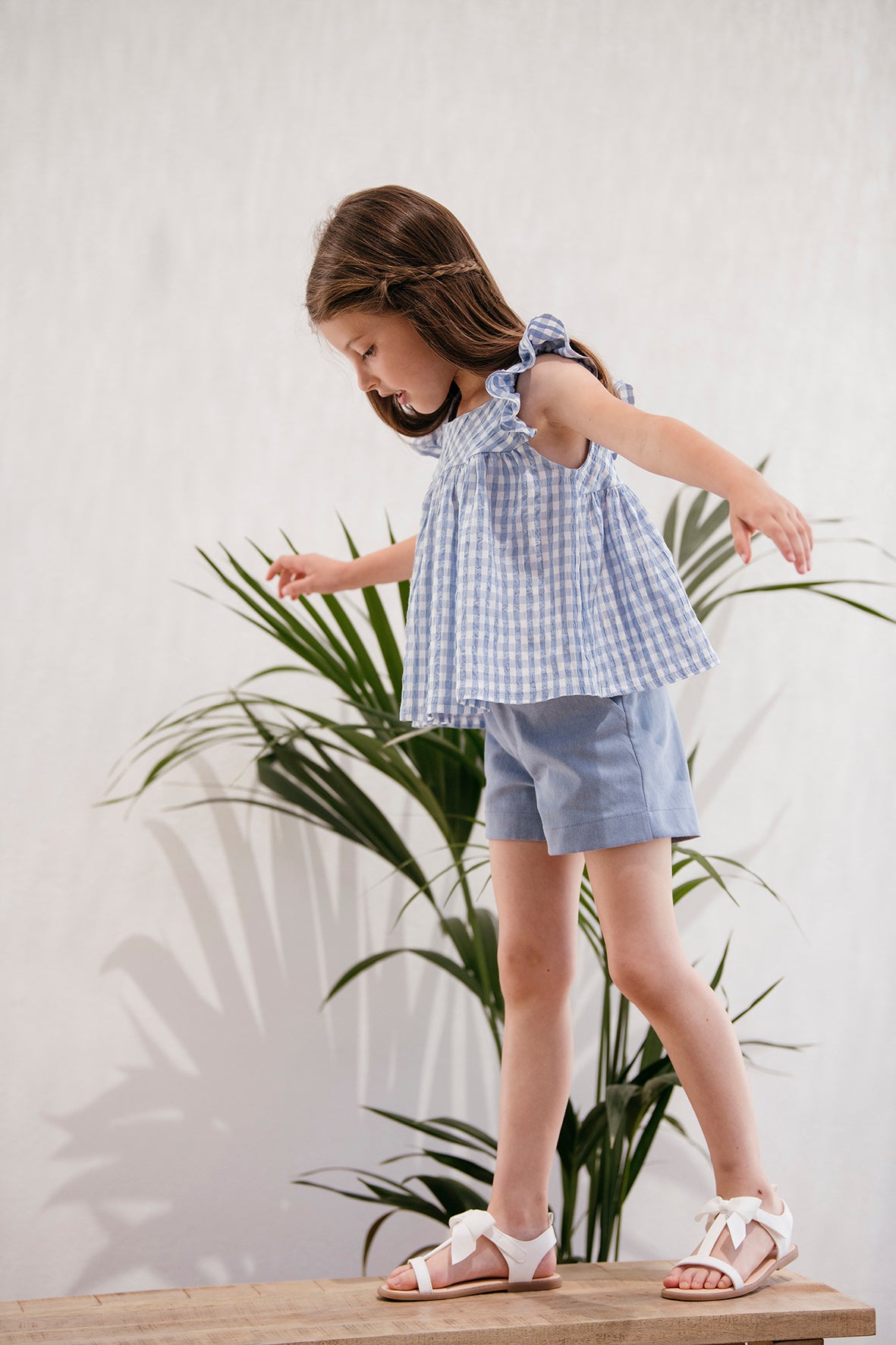 Conjunto niña de Primavera verano 2024 de Coco Acqua - Detalle 1 - Moda Infantil Chicle
