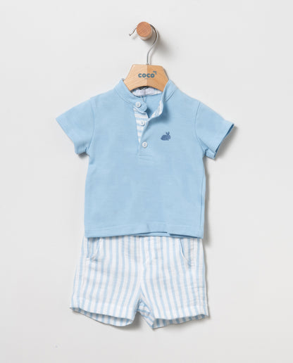 Conjunto niño bebé de primavera - Coco Acqua - Frontal - Moda Infantil Chicle