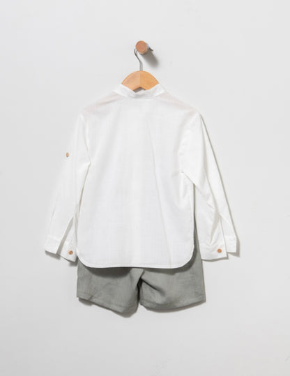 Conjunto niño de Coco Acqua colección 2024 - Detalle 2 - Moda Infantil Chicle
