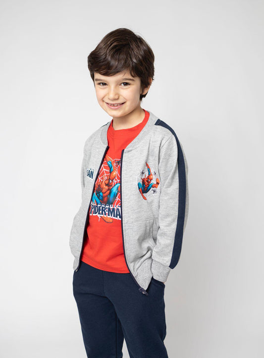 Conjunto primavera de 3 piezas de Spiderman - Frontal - Moda Infantil Chicle