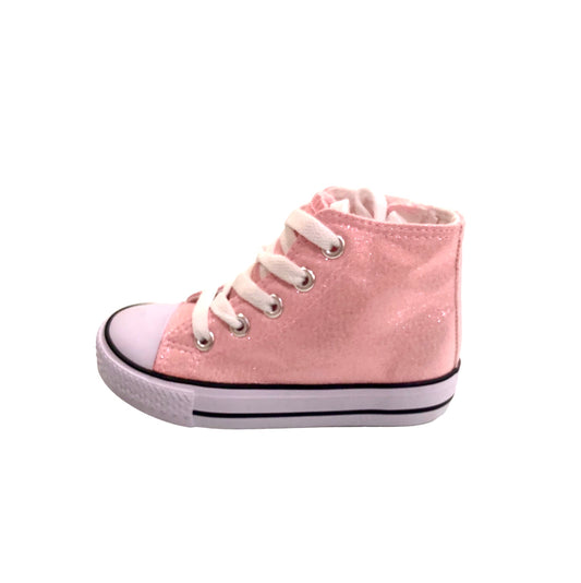 Deportivo de bota en rosa - Frontal - Moda Infantil Chicle