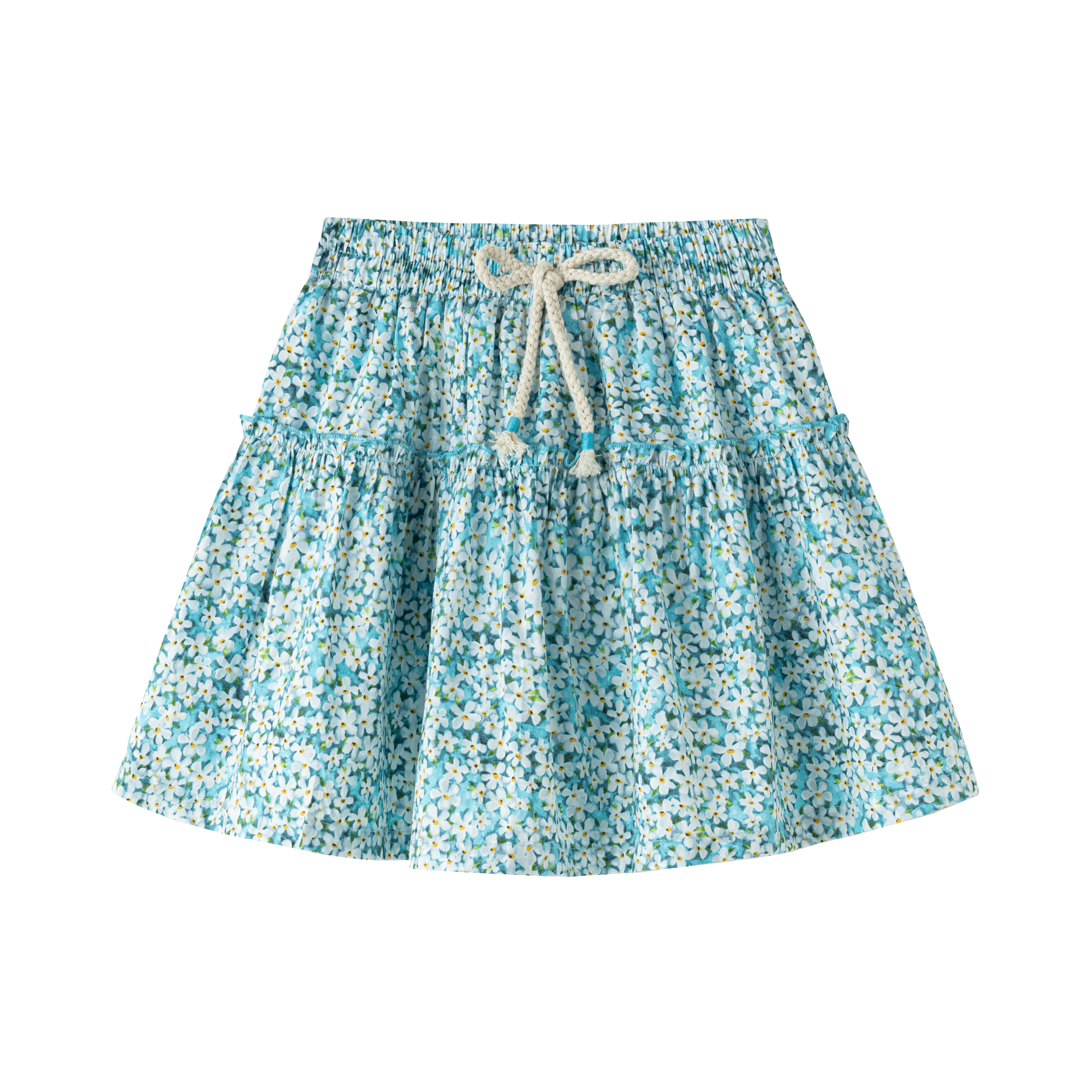Falda de niña de flores de Newness 2024 - Frontal - Moda Infantil Chicle