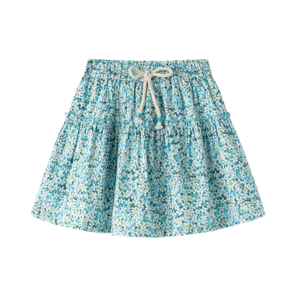 Falda de niña de flores de Newness 2024 - Frontal - Moda Infantil Chicle