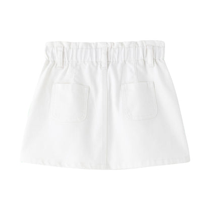 Falda vaquera en blanco de Newness - Detalle 1 - Moda Infantil Chicle