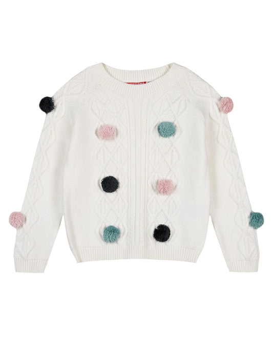 Jersery niña en color crudo - Energiers - Frontal - Moda Infantil Chicle