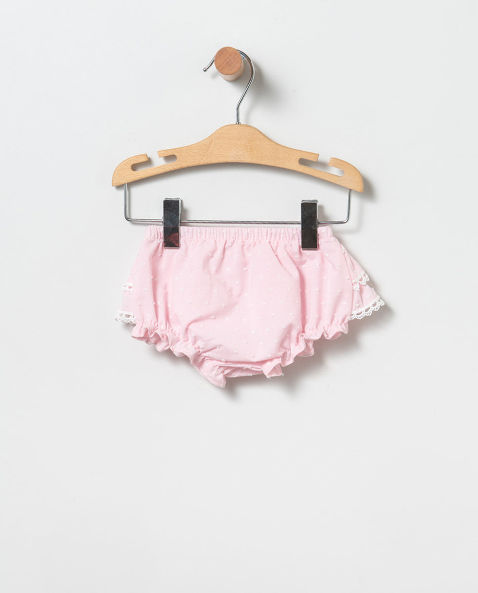 Jesusin de Plumeti en rosa de Coco Acqua - Detalle 2 - Moda Infantil Chicle