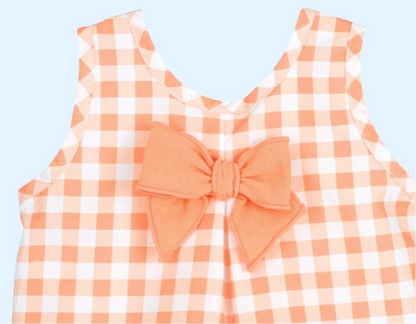 Jesusito cuadros naranjas ?? - Calamaro - Detalle 1 - Moda Infantil Chicle
