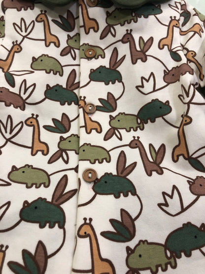 Jesusito en verdes - Basmarti invierno 2024 - Detalle 4 - Moda Infantil Chicle