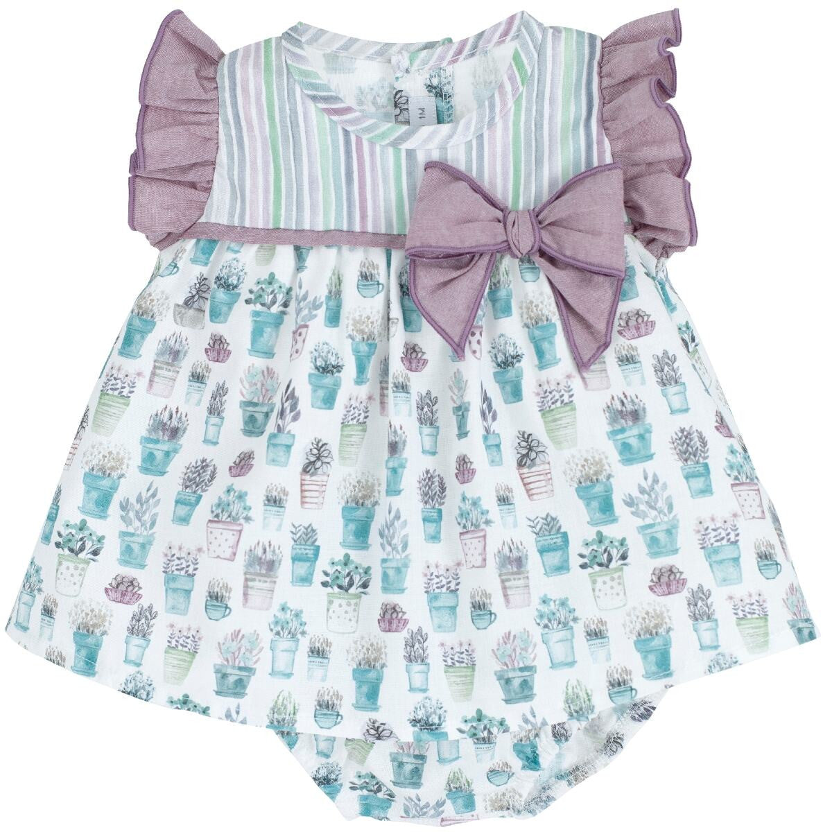 Jesusito estampado con macetas  - Calamaro - Detalle 1 - Moda Infantil Chicle
