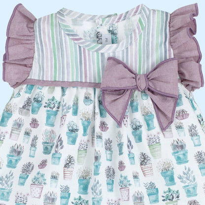 Jesusito estampado con macetas  - Calamaro - Detalle 2 - Moda Infantil Chicle