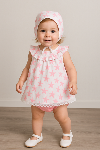 Jesusito estrellas rosa - Baby Ferr - Frontal - Moda Infantil Chicle