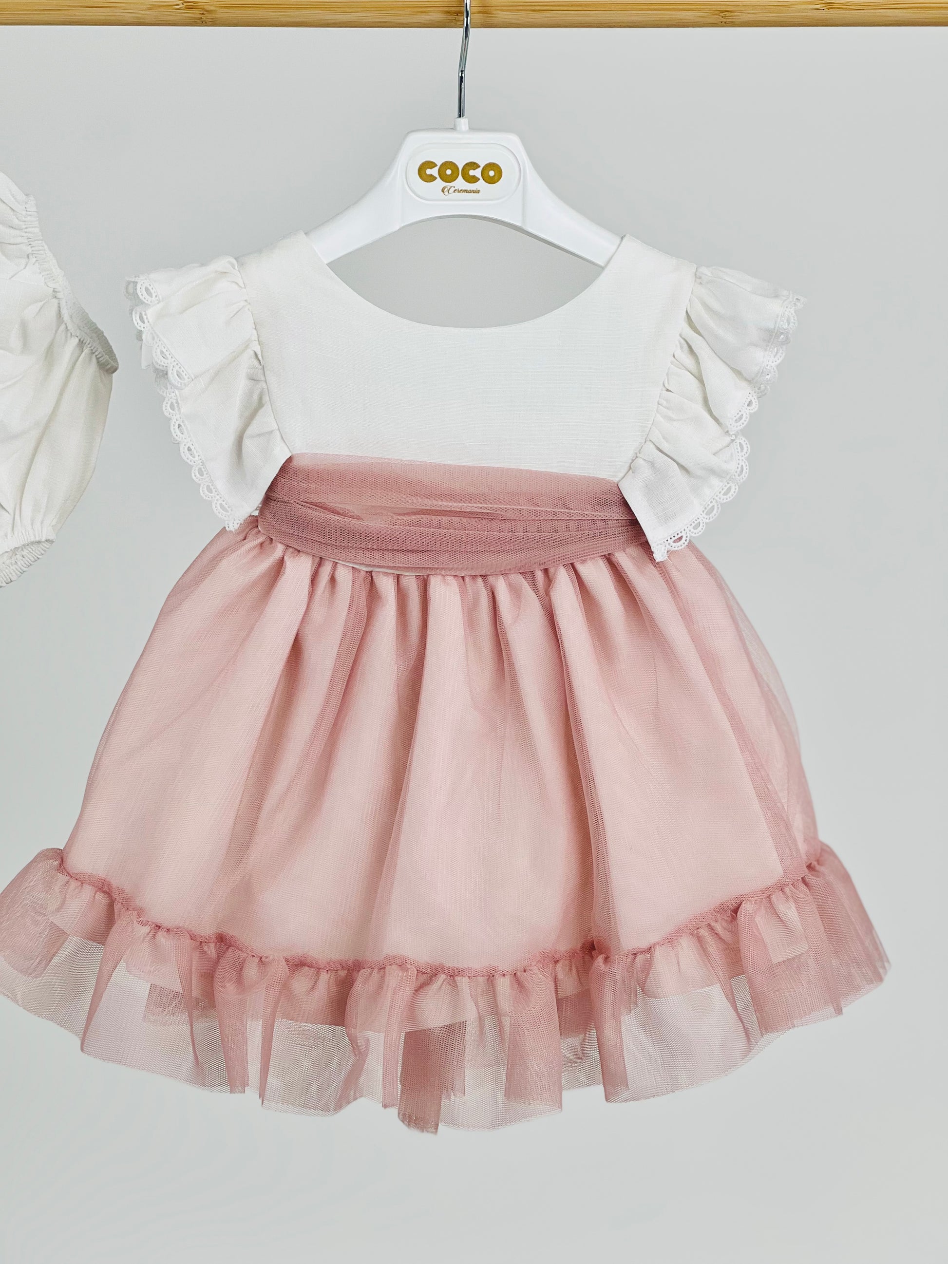 Jesusito tul maquillaje - Coco Acqua 2025 Ceremonia - Detalle 1 - Moda Infantil Chicle
