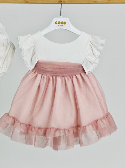 Jesusito tul maquillaje - Coco Acqua 2025 Ceremonia - Detalle 1 - Moda Infantil Chicle