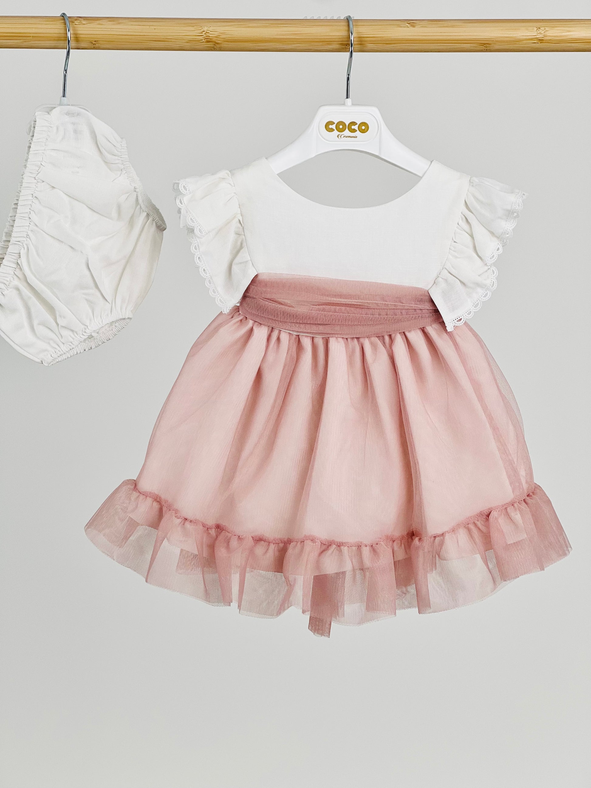 Jesusito tul maquillaje - Coco Acqua 2025 Ceremonia - Detalle 3 - Moda Infantil Chicle