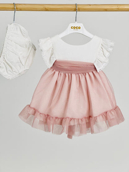 Jesusito tul maquillaje - Coco Acqua 2025 Ceremonia - Detalle 3 - Moda Infantil Chicle