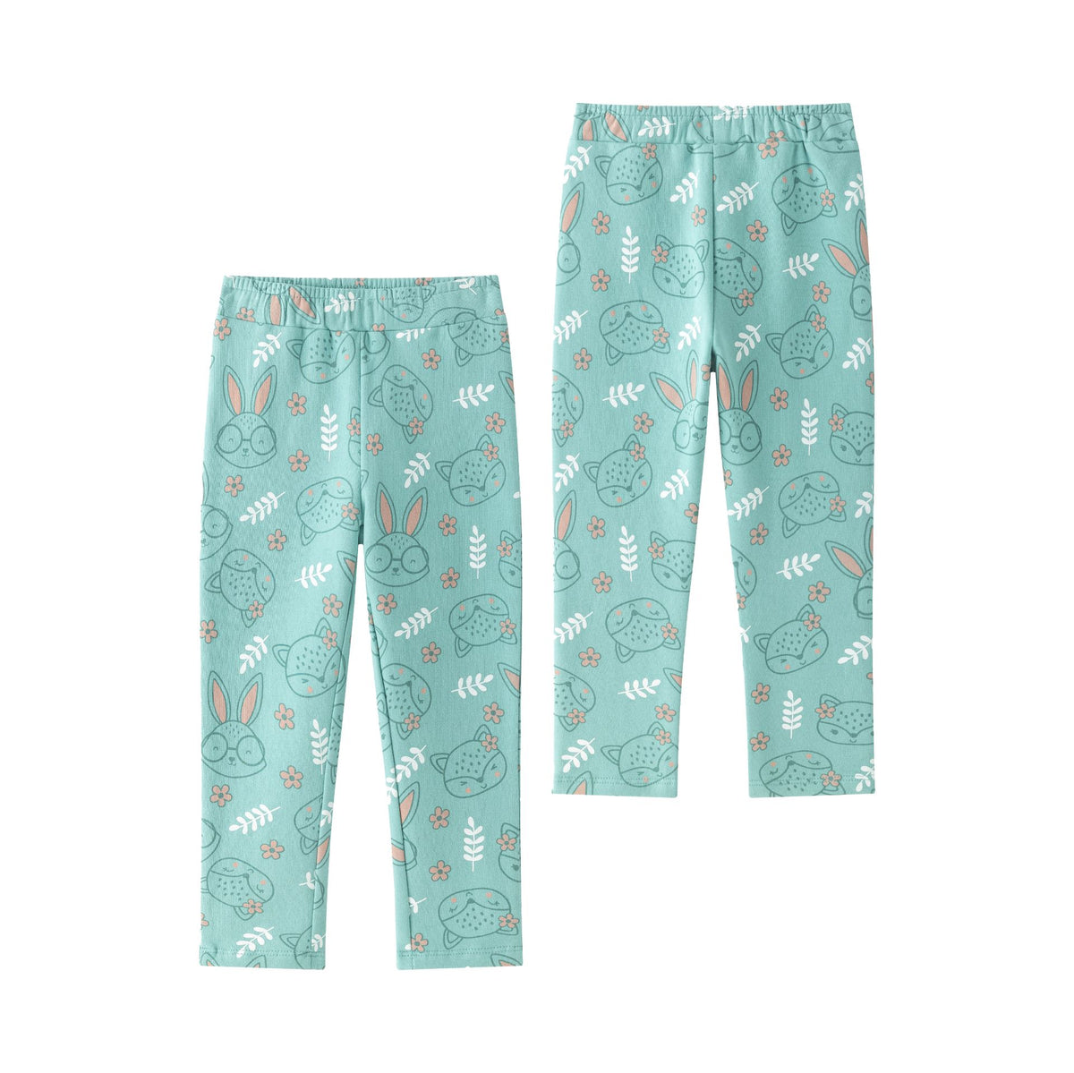 Legging con conejitos - Newness - Frontal - Moda Infantil Chicle