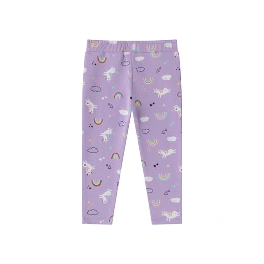 Legging con unicornios - Newness - Frontal - Moda Infantil Chicle