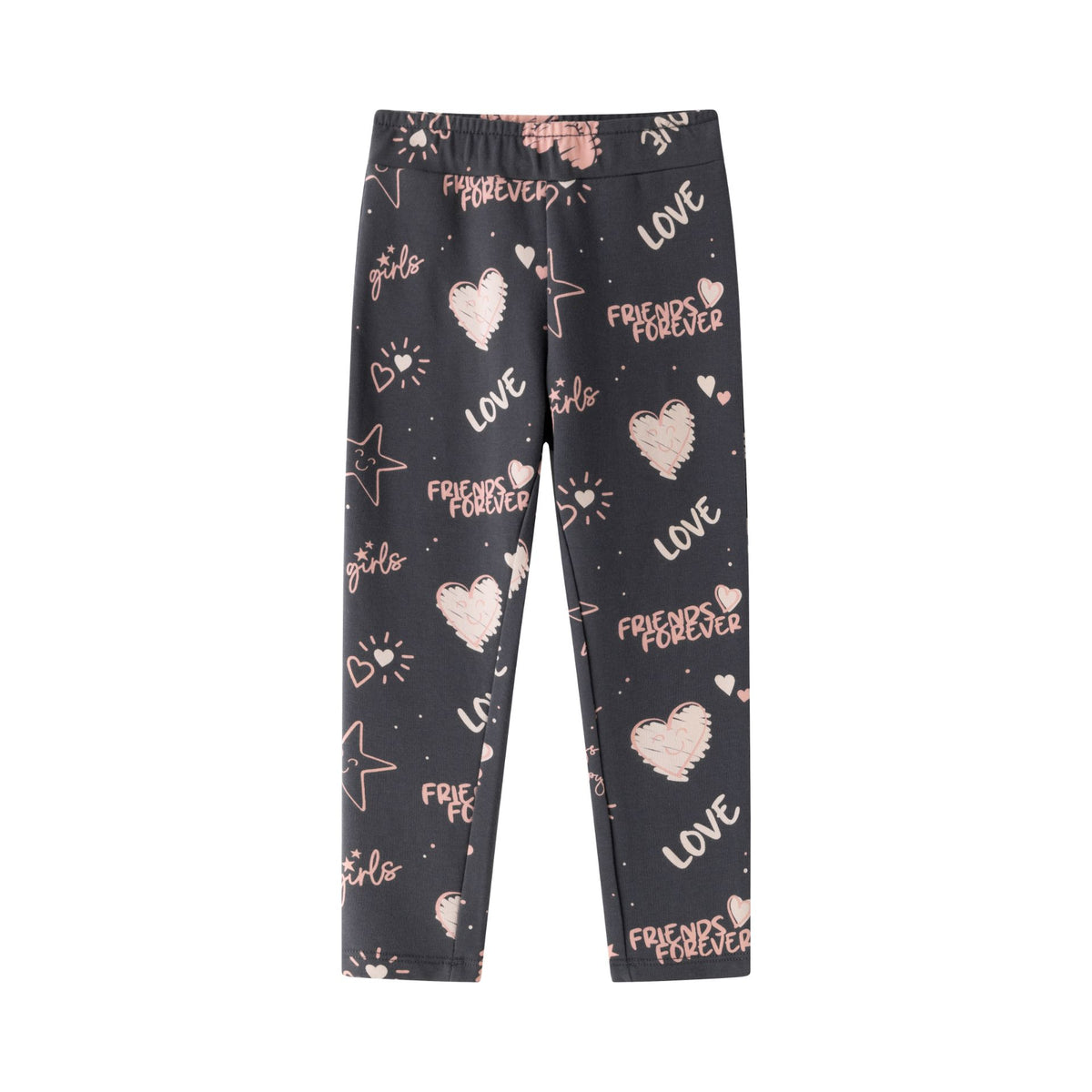 Legging corazones - Newness - Frontal - Moda Infantil Chicle