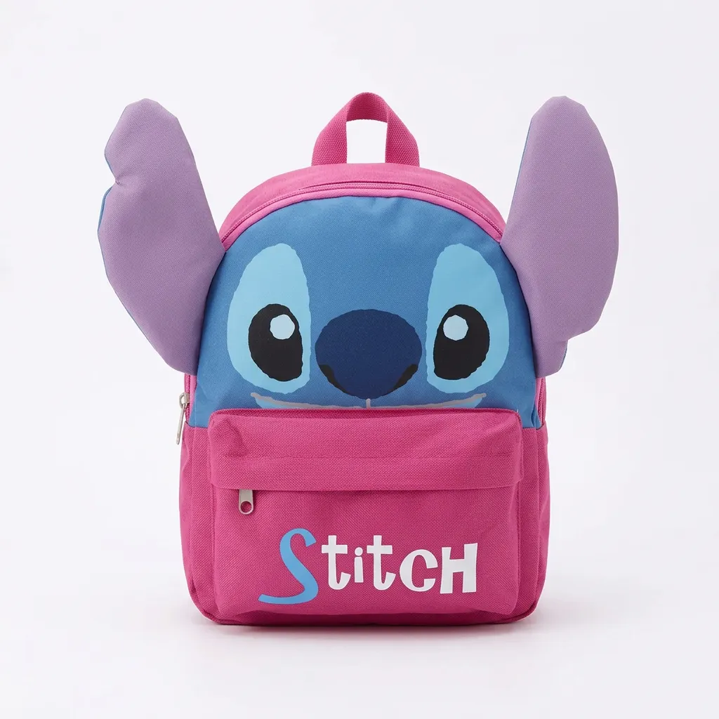 Mochila con orejas  Stitch - Frontal - Moda Infantil Chicle