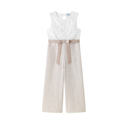 Mono de niña, ceremonia de Newness colección Lovely - Detalle 1 - Moda Infantil Chicle