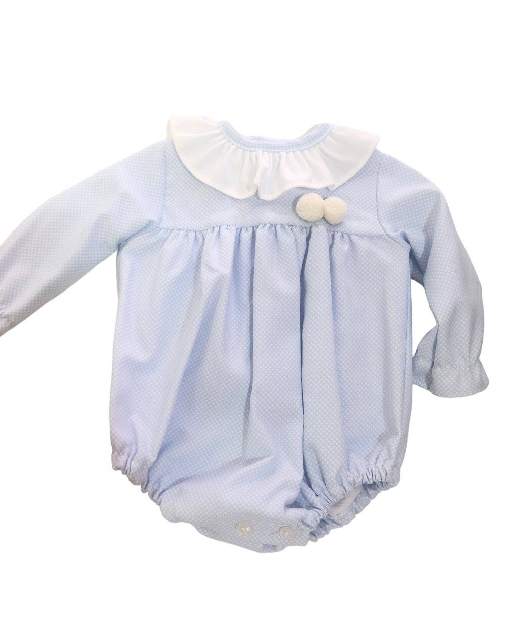Pelele bebé de manga larga unisex - Detalle 1 - Moda Infantil Chicle