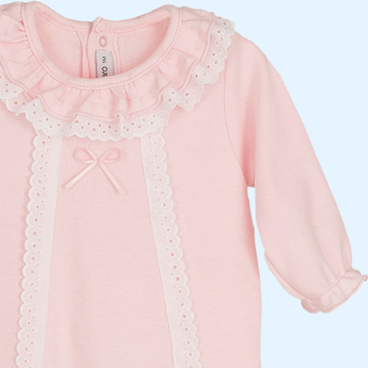 Pelele Gregal Rosa - Calamaro - Detalle 1 - Moda Infantil Chicle