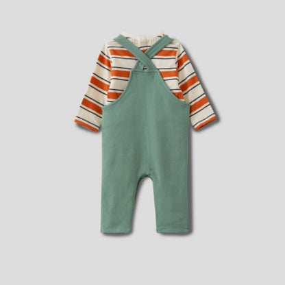 Peto bebé en verde - Street Monkey - Detalle 1 - Moda Infantil Chicle