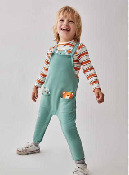 Peto bebé en verde - Street Monkey - Detalle 3 - Moda Infantil Chicle