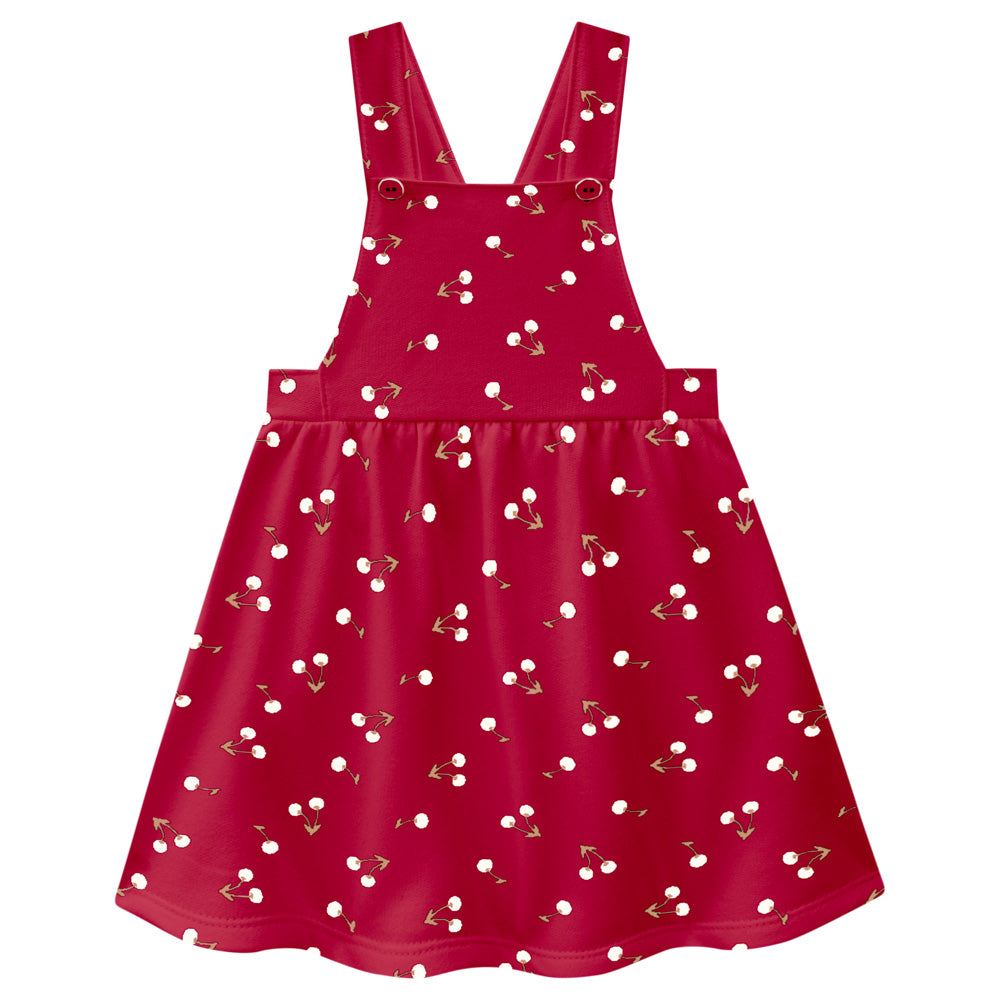 Pichi y camiseta niña - Kyly Invierno 2024 - Detalle 1 - Moda Infantil Chicle