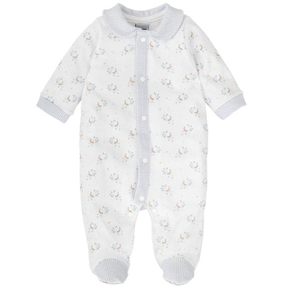 Pijama de algod�n pradera - Babidu - Frontal - Moda Infantil Chicle