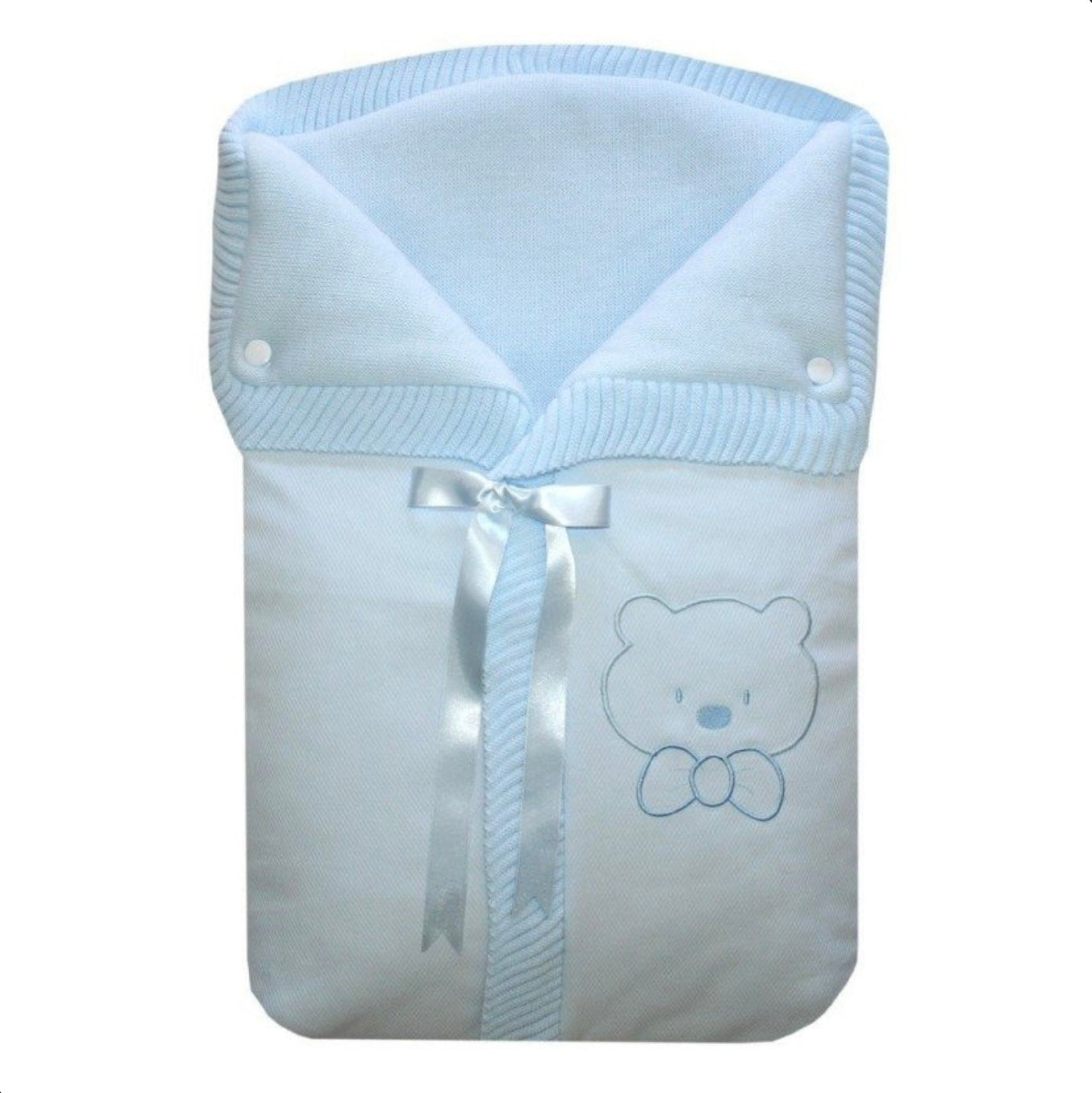 Saco de pique con bordado de oso, para bebés - Detalle 2 - Moda Infantil Chicle