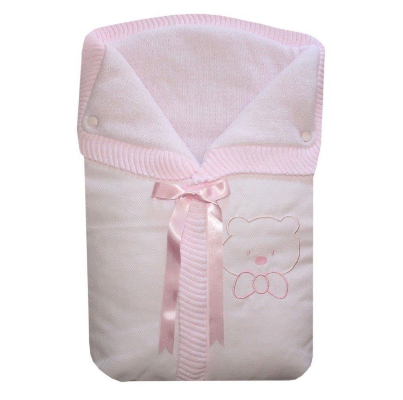 Saco de pique con bordado de oso, para bebés - Detalle 3 - Moda Infantil Chicle