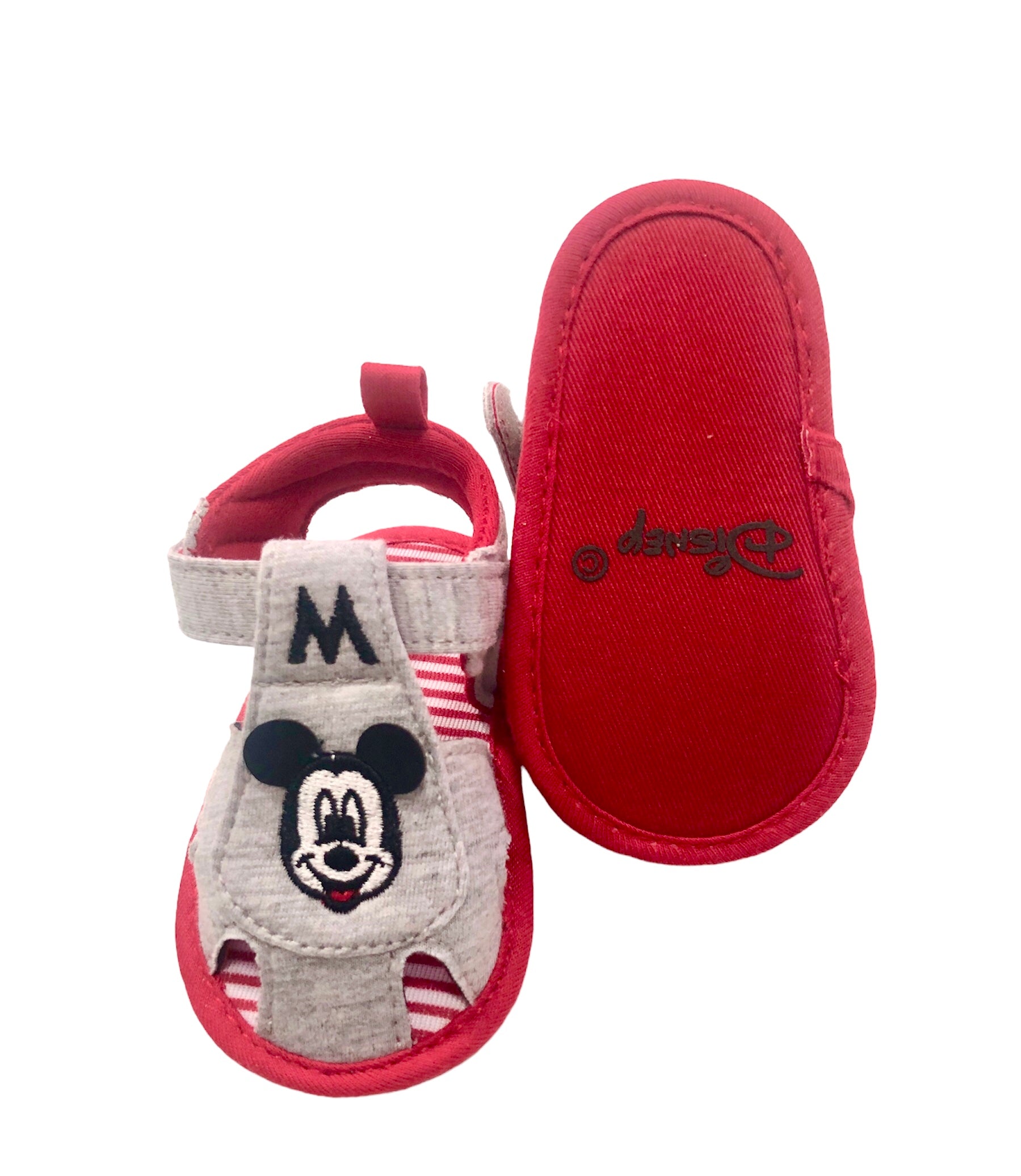 Sandalia bebé en gris de niño de Disney - Detalle 2 - Moda Infantil Chicle