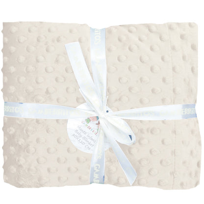 Set regalo en beige, manta y doudou de topos, Gamberritos - Detalle 1 - Moda Infantil Chicle