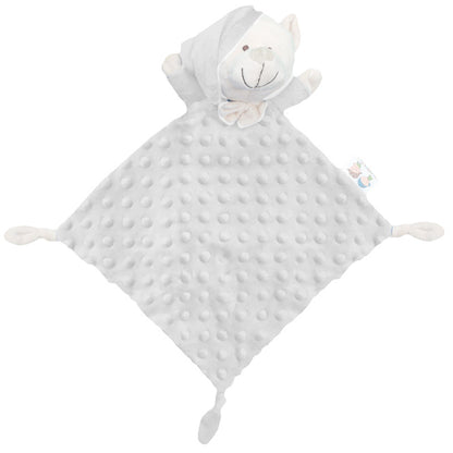 Set regalo en gris, manta y doudou de topos, Gamberritos - Detalle 2 - Moda Infantil Chicle