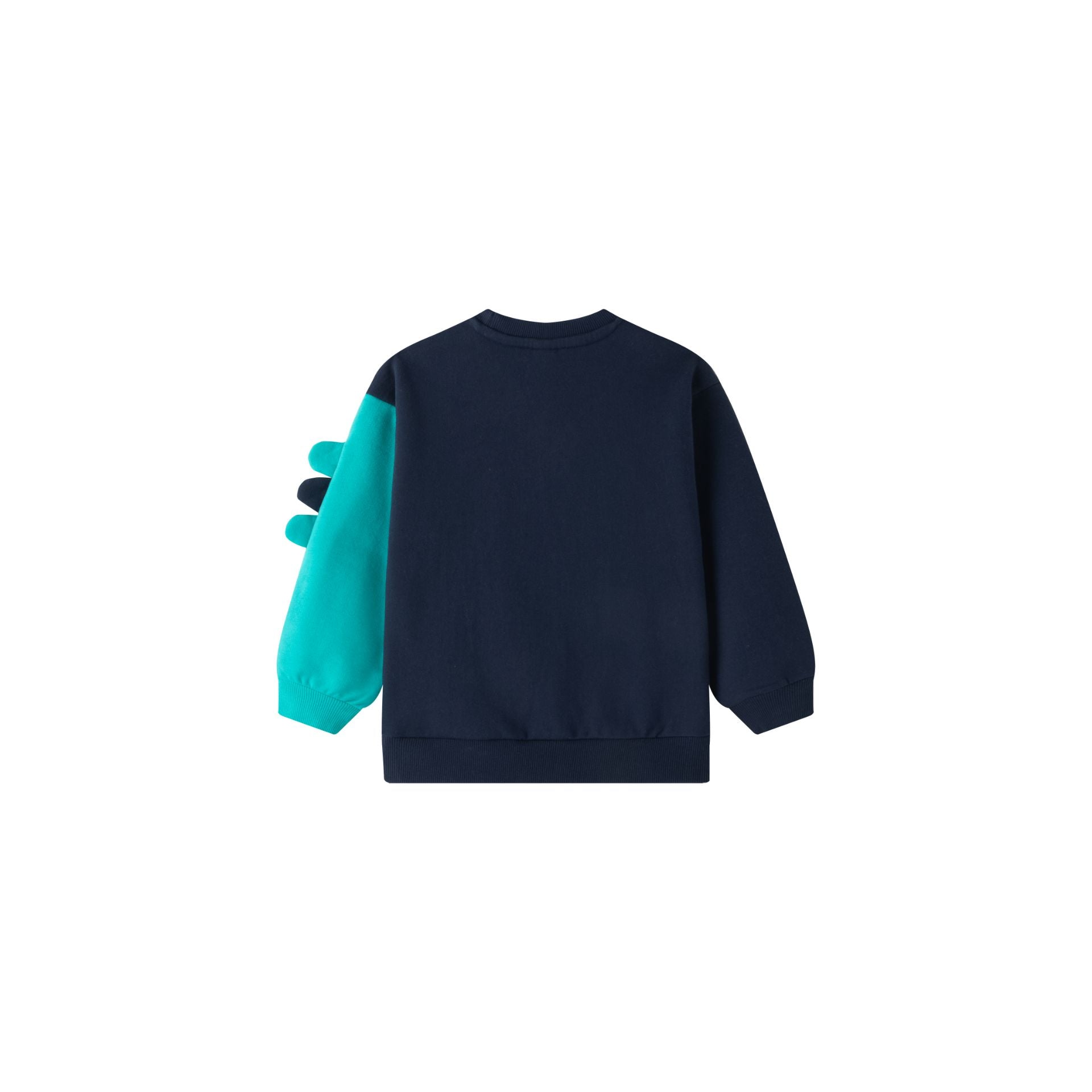 Sudadera azul marino de dinosaurio - Newness - Detalle 1 - Moda Infantil Chicle