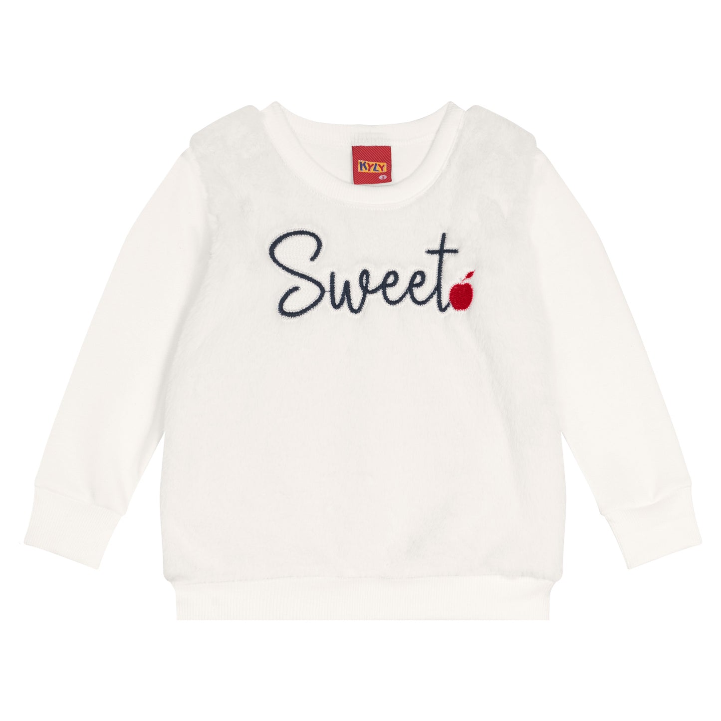 Sudadera Blanca con Leggins - Kyly invierno 2024 - Detalle 1 - Moda Infantil Chicle