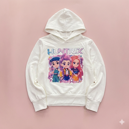 Sudadera blanca k-Pop - Pronta moda - Frontal - Moda Infantil Chicle